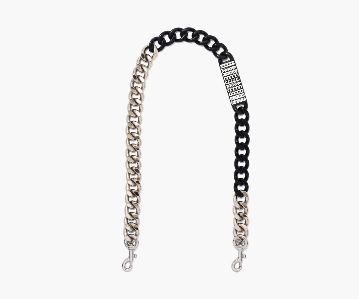 Marc Jacobs Barcode Chain Shoulder Cinturino Nere | WJY215948