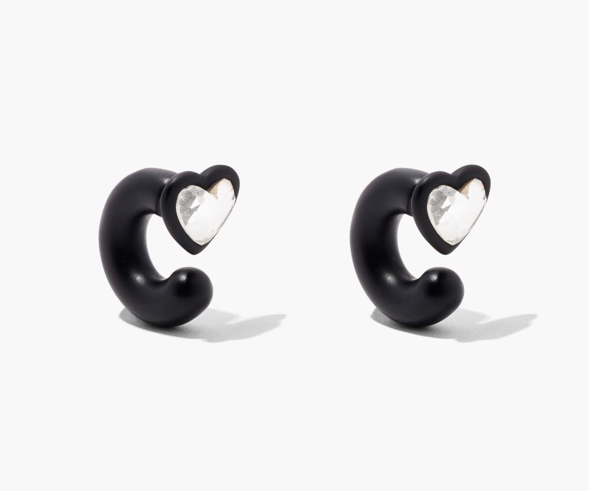 Marc Jacobs Charmed Heart Hoops DTM Nere Colorate | GCP319642