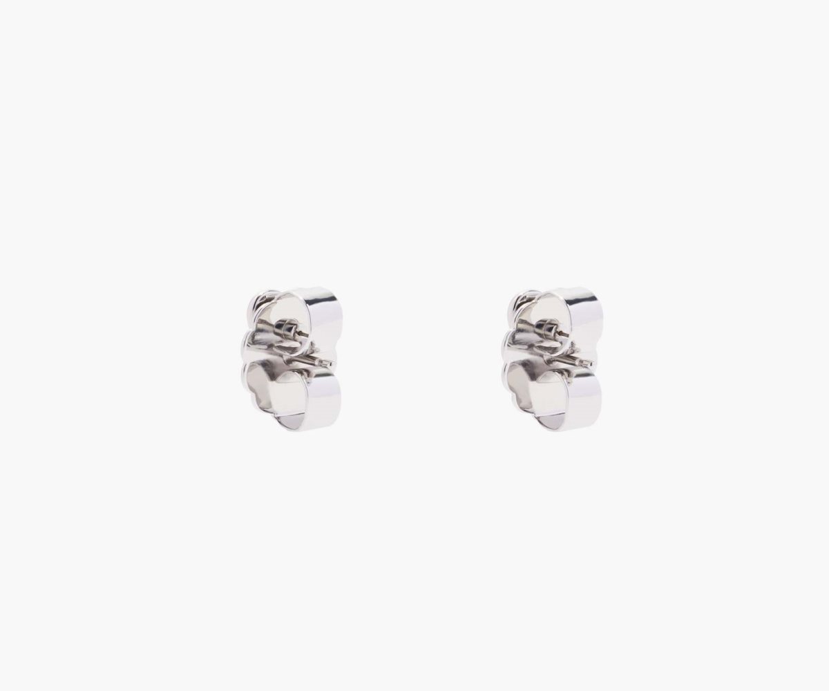 Marc Jacobs Charmed Heart Stud Earrings Argento | MXK846715