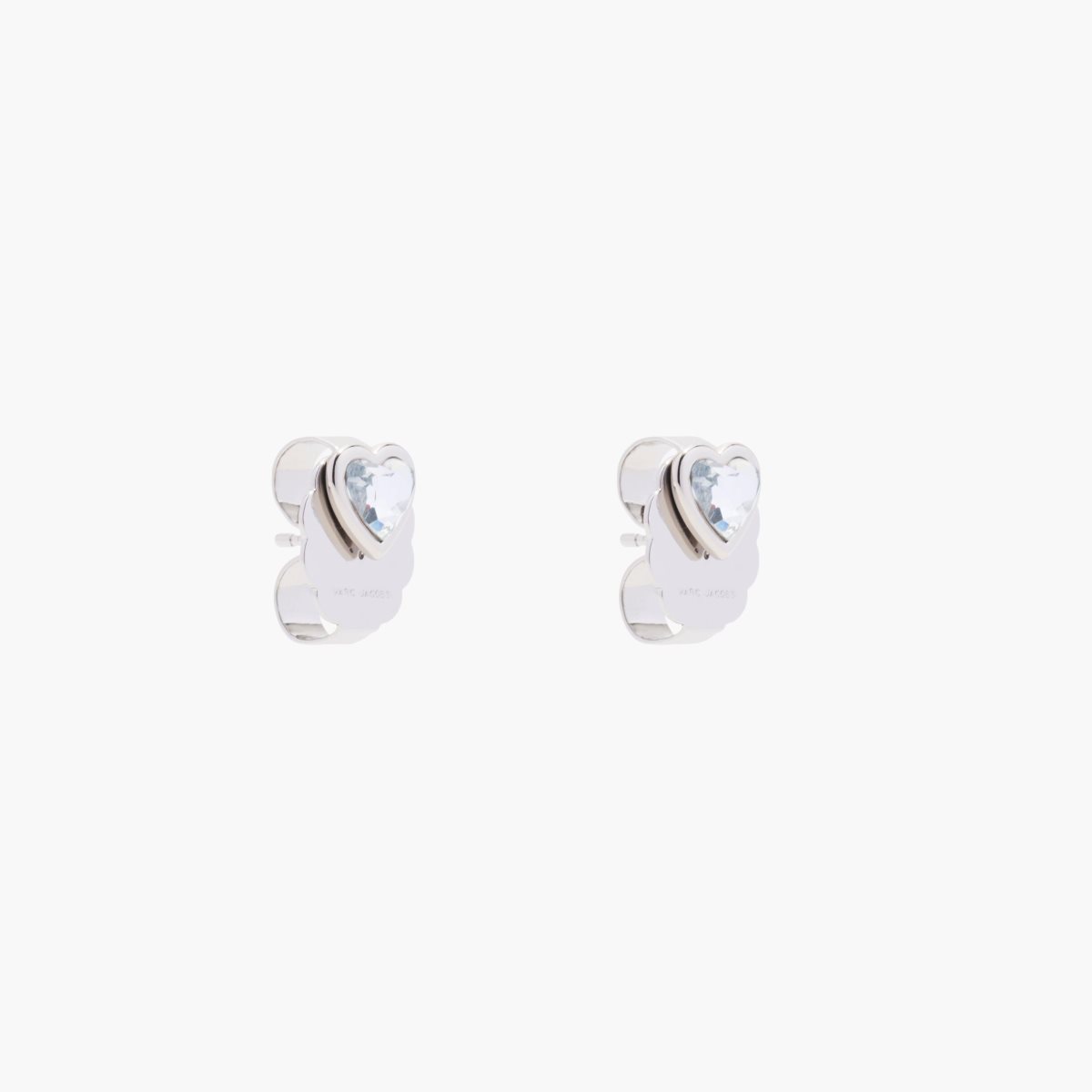 Marc Jacobs Charmed Heart Stud Earrings Argento | MXK846715