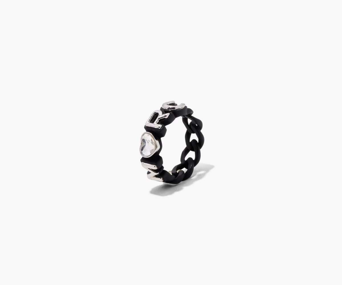 Marc Jacobs Charmed Marc Chain Ring Nere Colorate | MXB758961