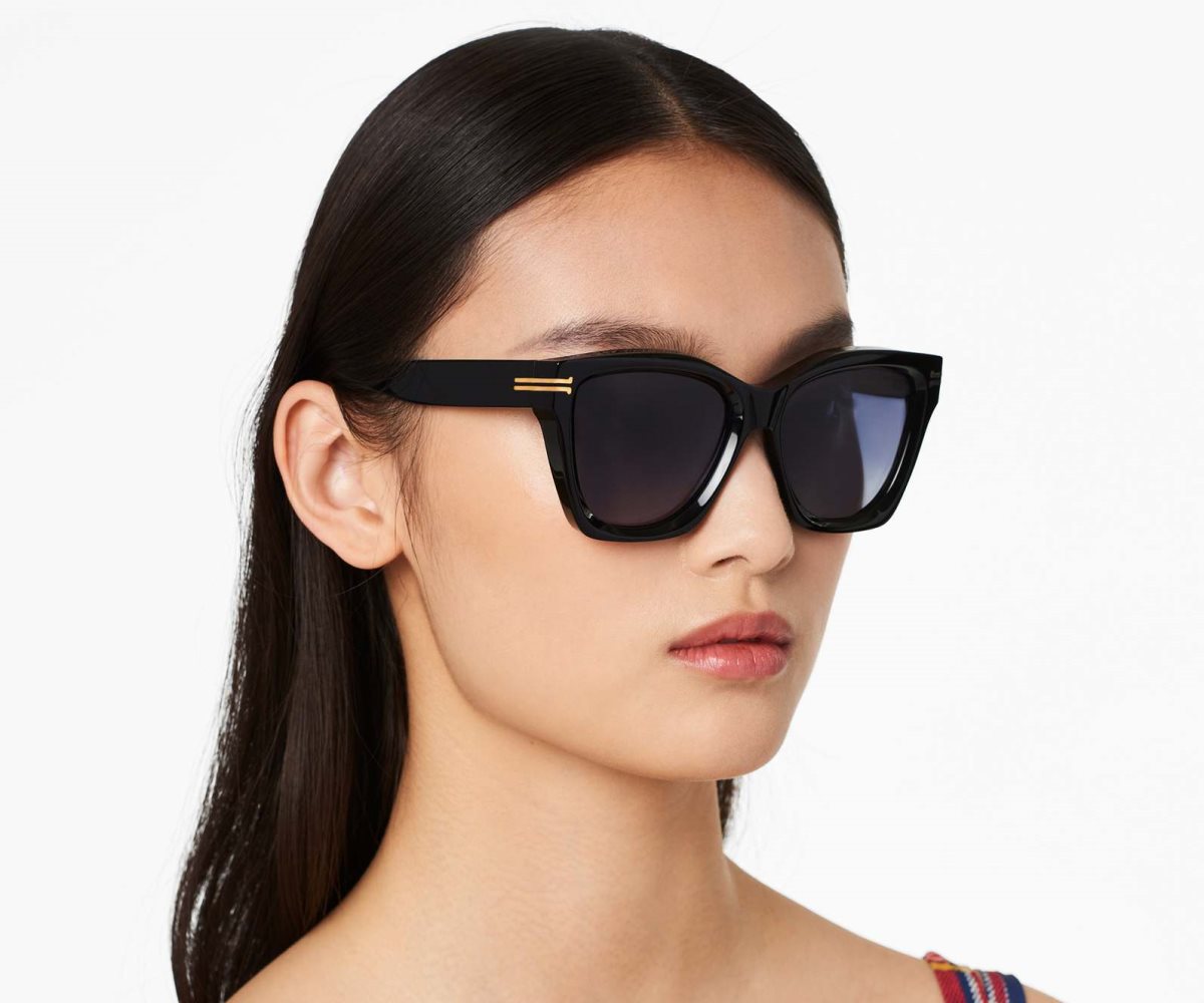 Marc Jacobs Icon Edge Oversized Square Sunglasses Nere | CJL418297