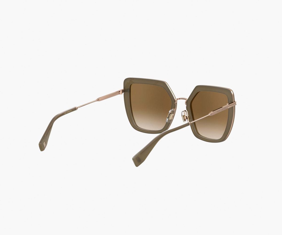 Marc Jacobs Icon Oversized Butterfly Sunglasses Oro | DXU109452