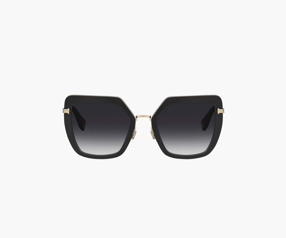 Marc Jacobs Icon Oversized Butterfly Sunglasses Nere Oro | SVF628370