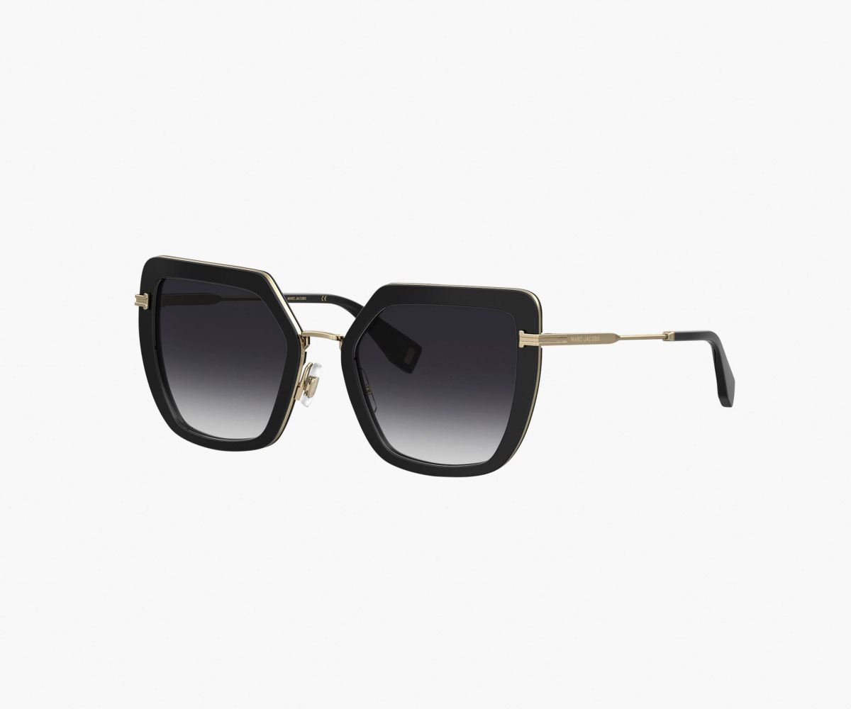 Marc Jacobs Icon Oversized Butterfly Sunglasses Nere Oro | SVF628370