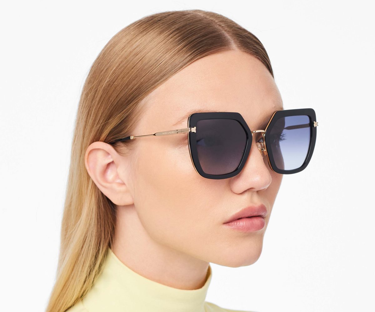 Marc Jacobs Icon Oversized Butterfly Sunglasses Nere Oro | SVF628370