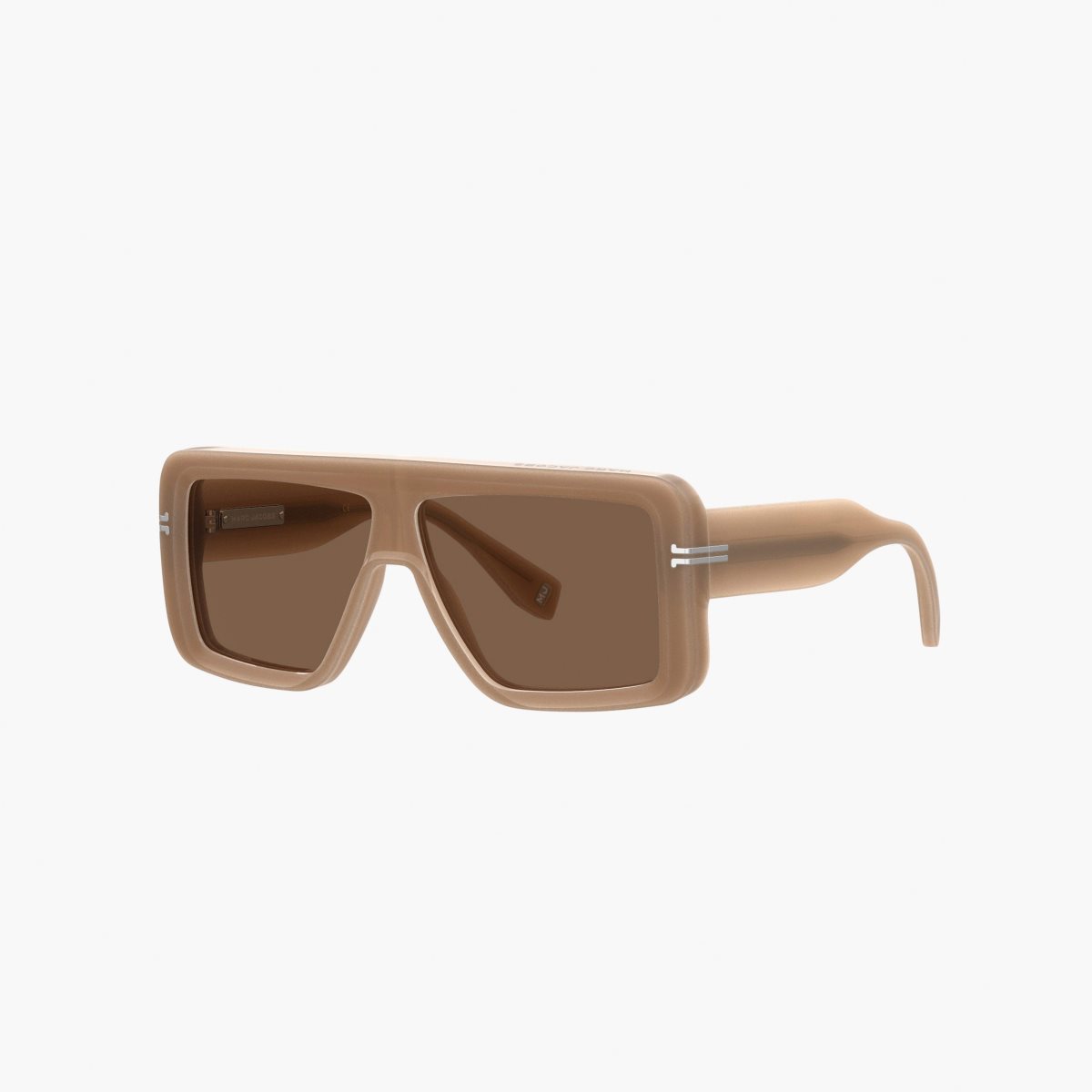 Marc Jacobs Icon Rectangular Sunglasses Beige | THO591862