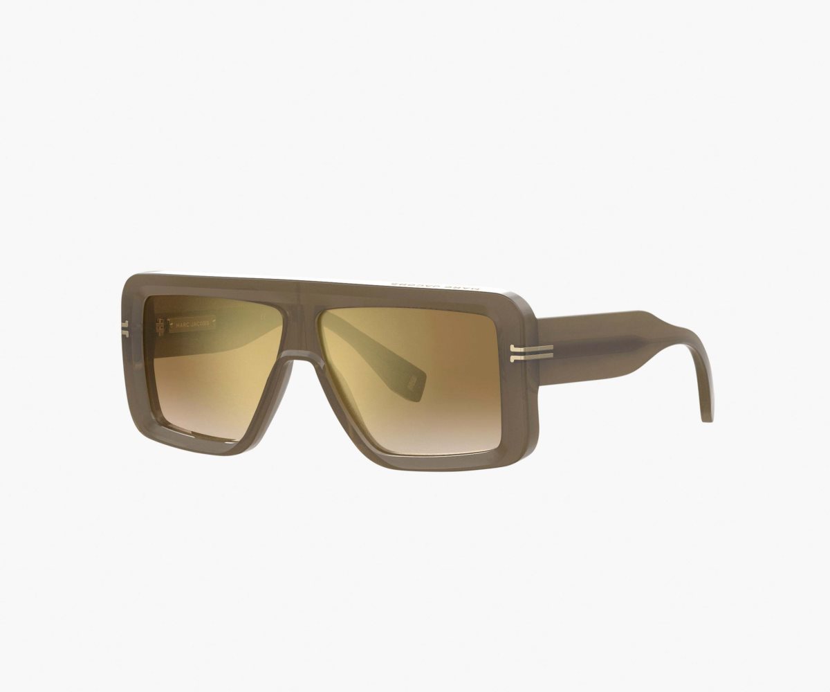 Marc Jacobs Icon Rectangular Sunglasses Verde Oliva | WKI406318