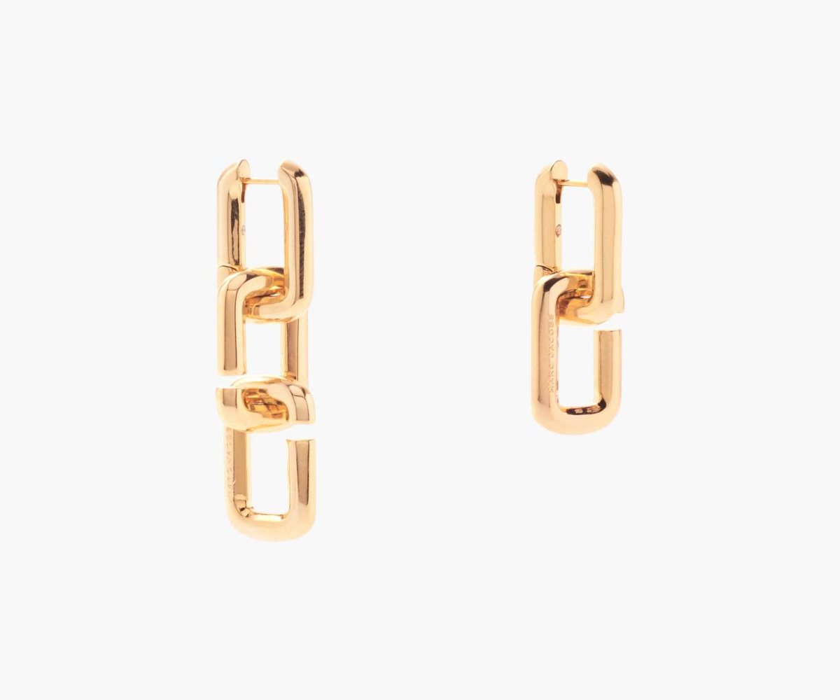 Marc Jacobs J Marc Chain Link Earrings Oro | FVJ926713