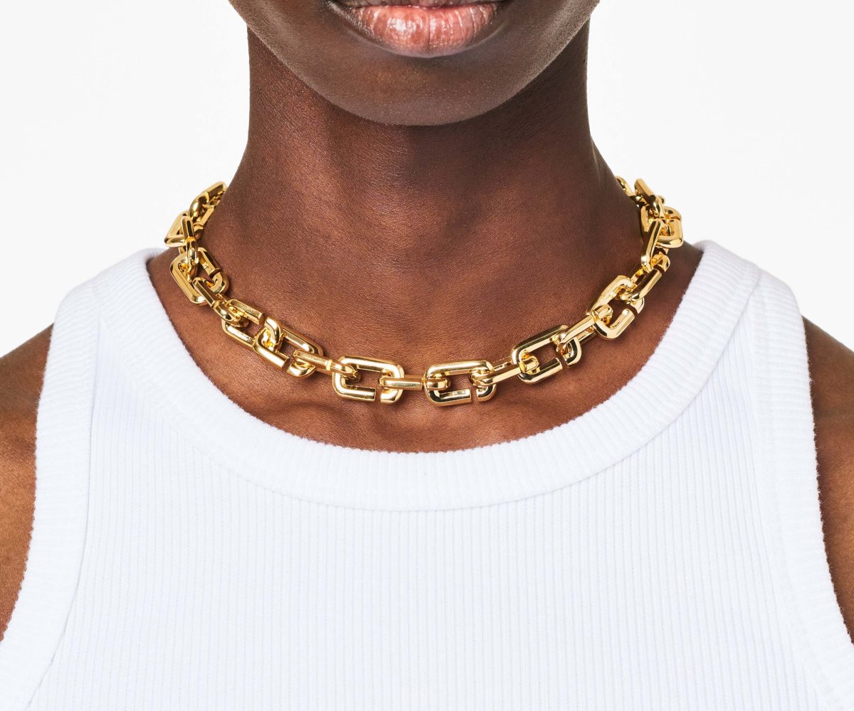 Marc Jacobs J Marc Chain Link Necklace Oro | ZQN426035