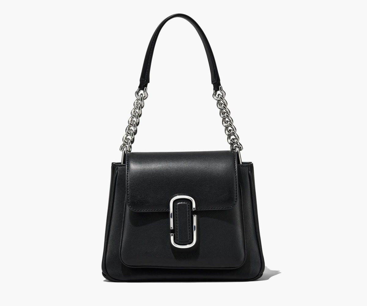 Marc Jacobs J Marc Chain Mini Satchel Nere Argento | JIZ975803