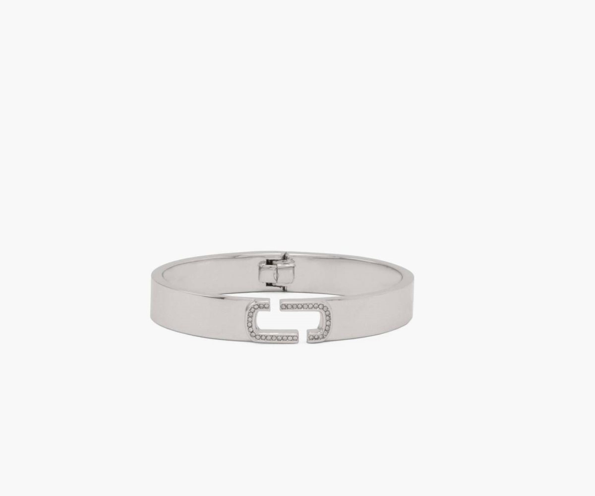 Marc Jacobs J Marc Crystal Bangle Argento | MYU861230