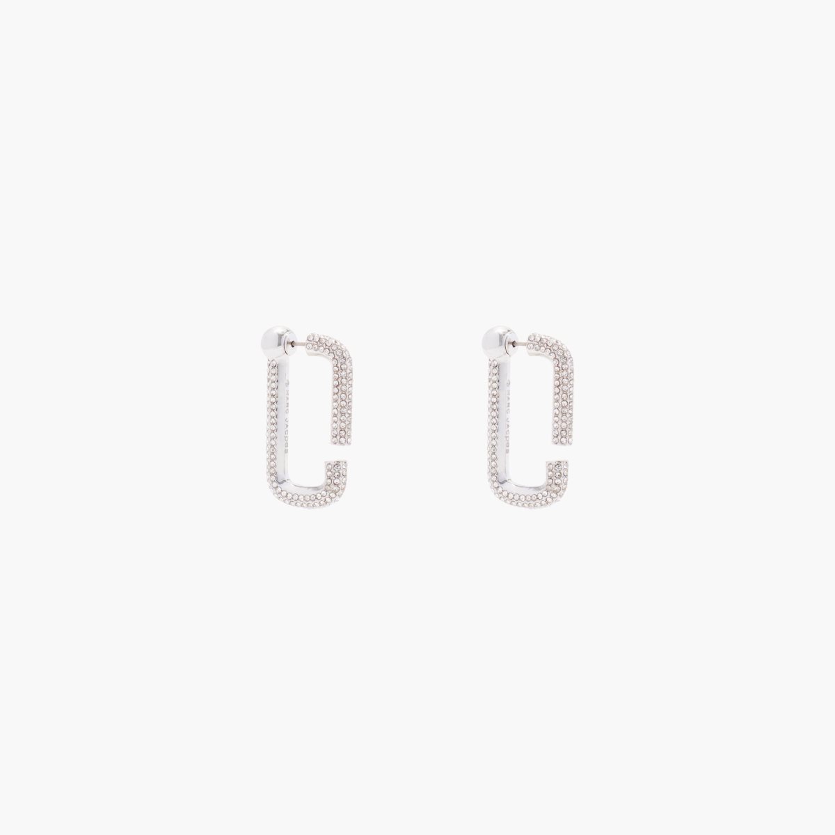 Marc Jacobs J Marc Crystal Hoops Argento | UAX849610