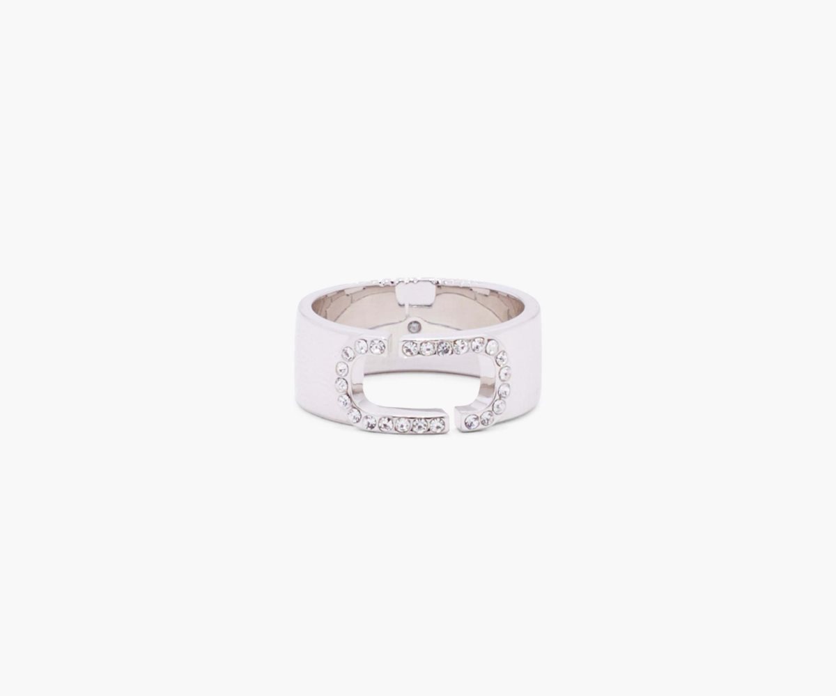 Marc Jacobs J Marc Crystal Ring Argento | IOU139570