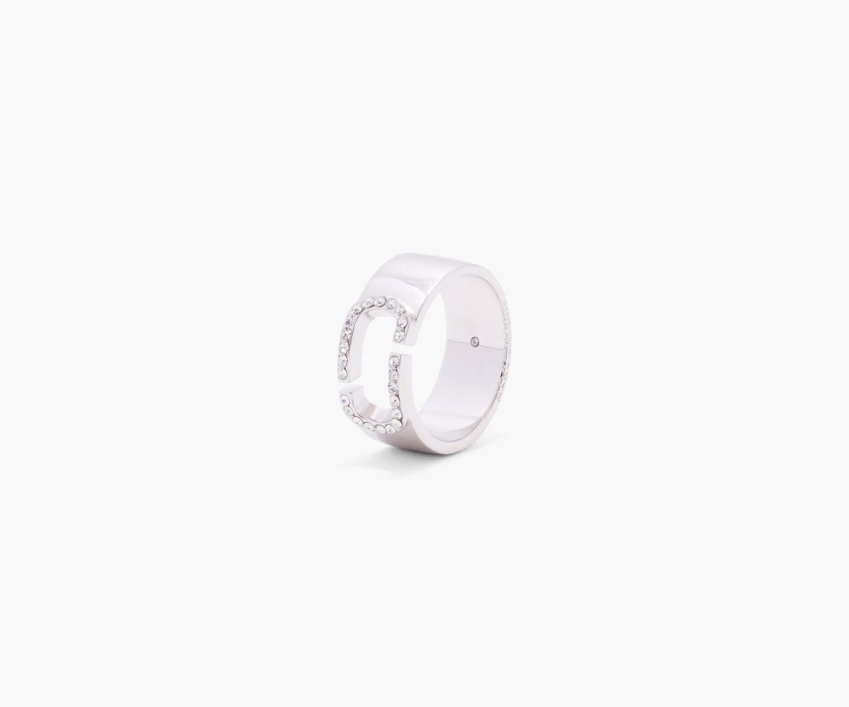 Marc Jacobs J Marc Crystal Ring Argento | IOU139570