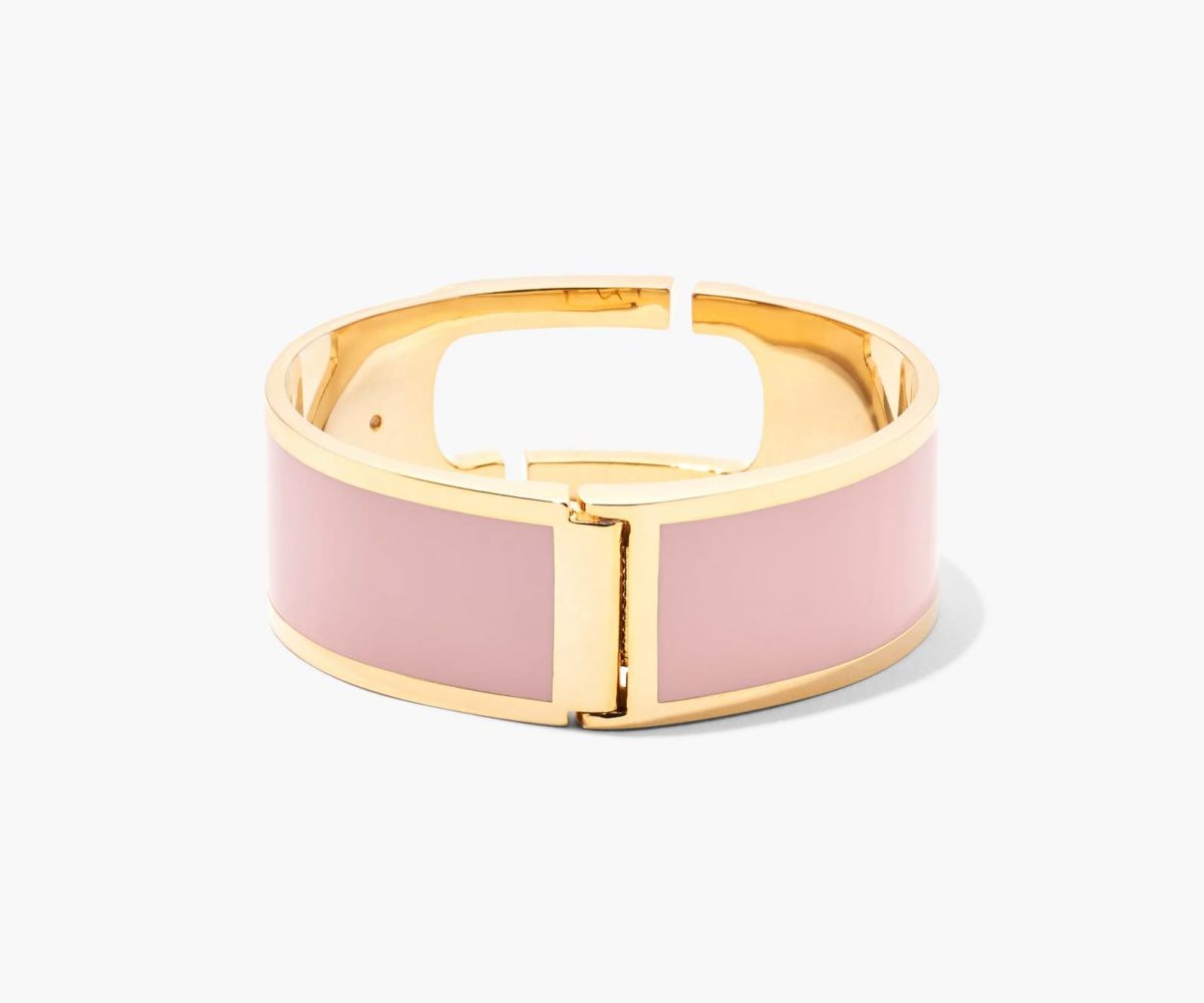 Marc Jacobs J Marc Large Hinge Bangle Rosa Oro | DFG786314