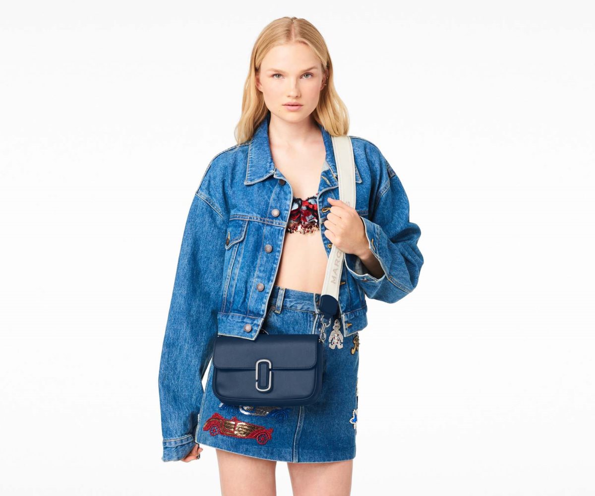 Marc Jacobs J Marc Shoulder Bag Blu | OZG584936