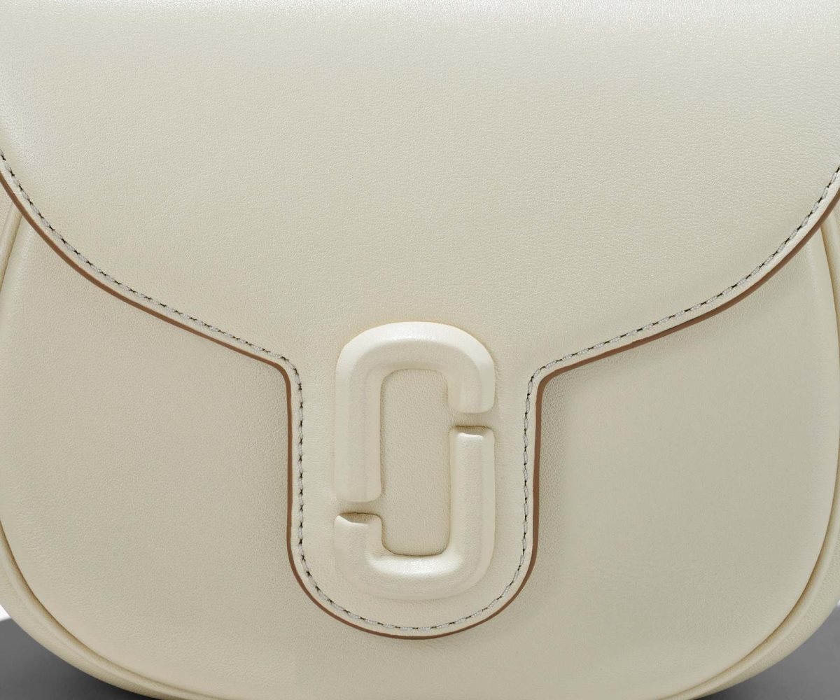 Marc Jacobs J Marc Small Saddle Bag Bianche | SRJ679458