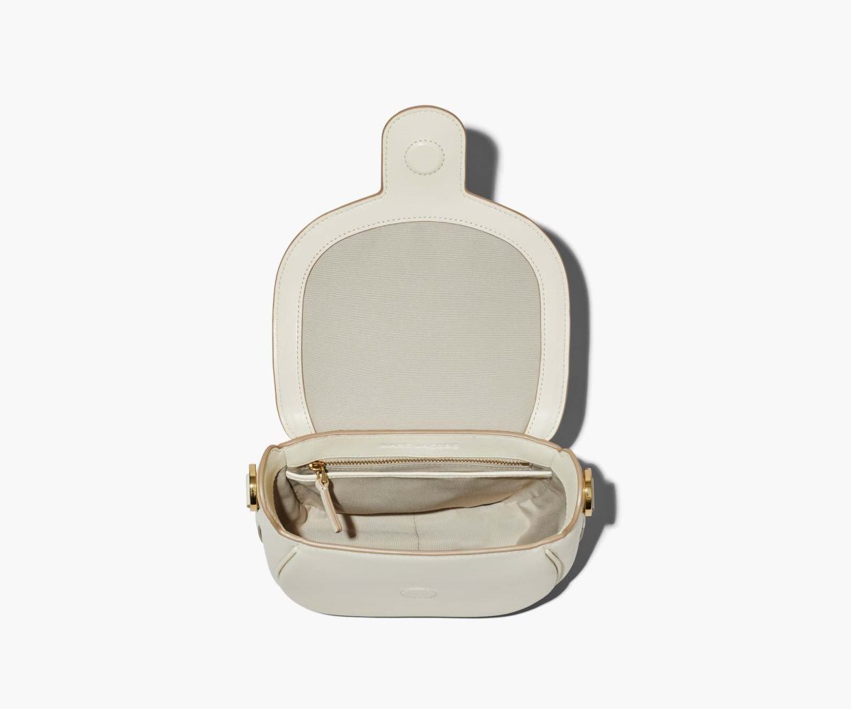 Marc Jacobs J Marc Small Saddle Bag Bianche | SRJ679458