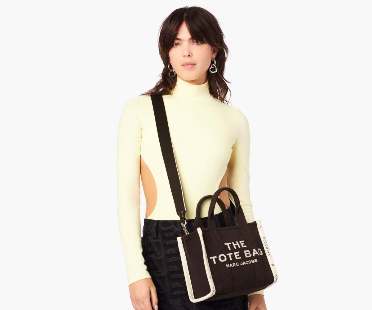 Marc Jacobs Jacquard Mini Tote Bag Nere | IGO801659