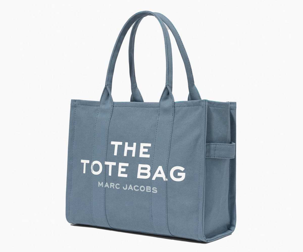 Marc Jacobs Large Tote Bag Blu Grigie | ZVP653710