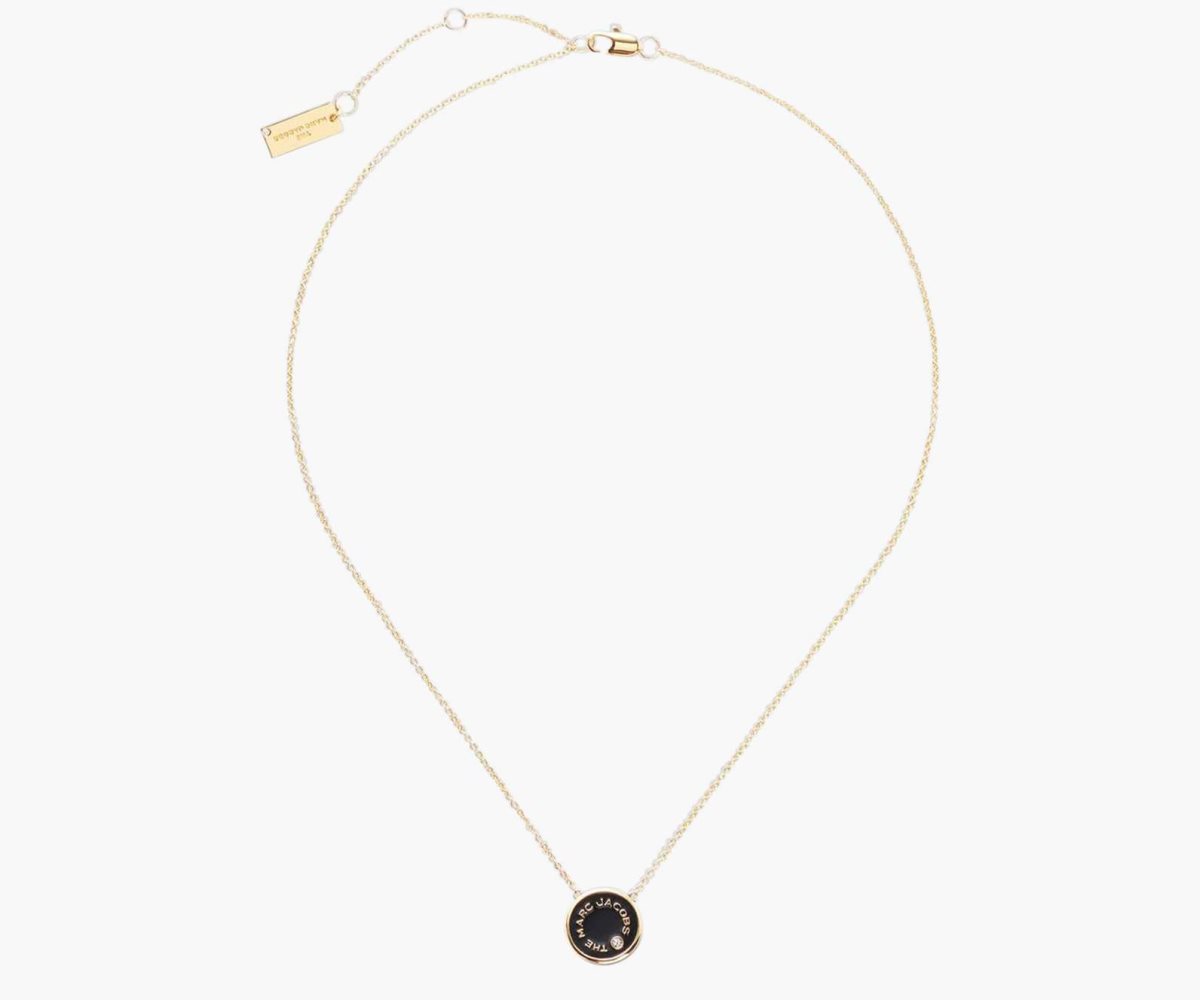 Marc Jacobs Medallion Pendant Crema Oro | DQR528391