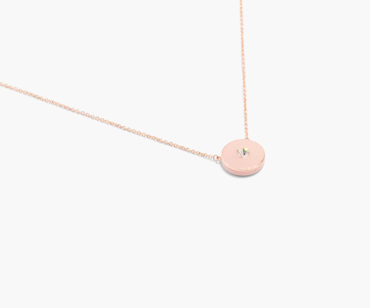 Marc Jacobs Medallion Pendant Marroni Rosa Oro | QSM597406