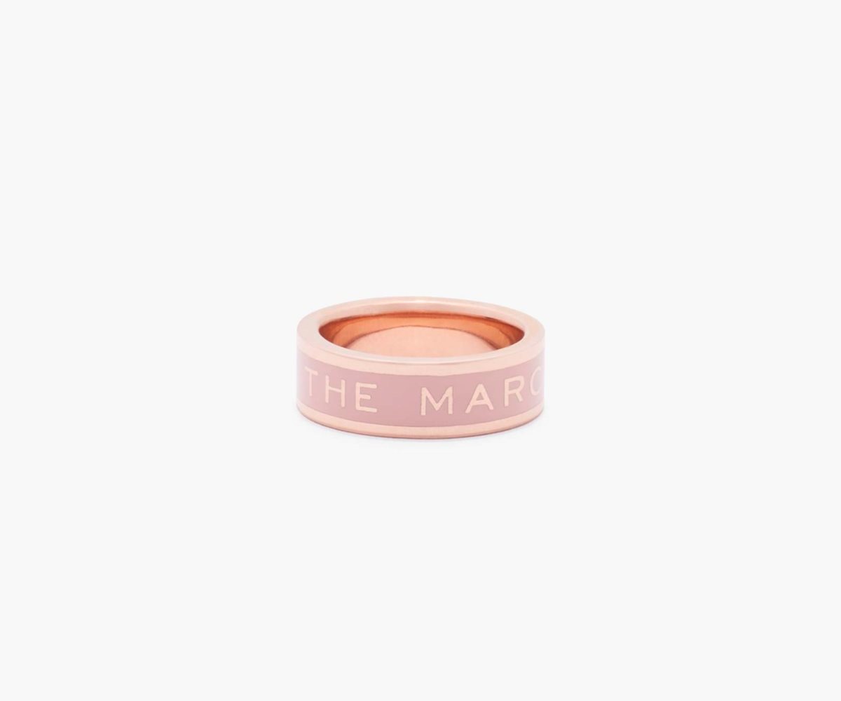 Marc Jacobs Medallion Ring Marroni Rosa Oro | ZCY615382