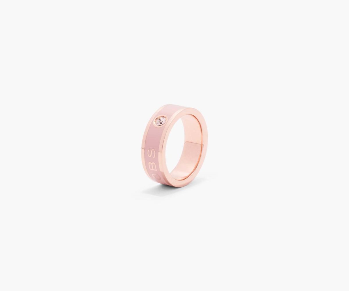 Marc Jacobs Medallion Ring Marroni Rosa Oro | ZCY615382