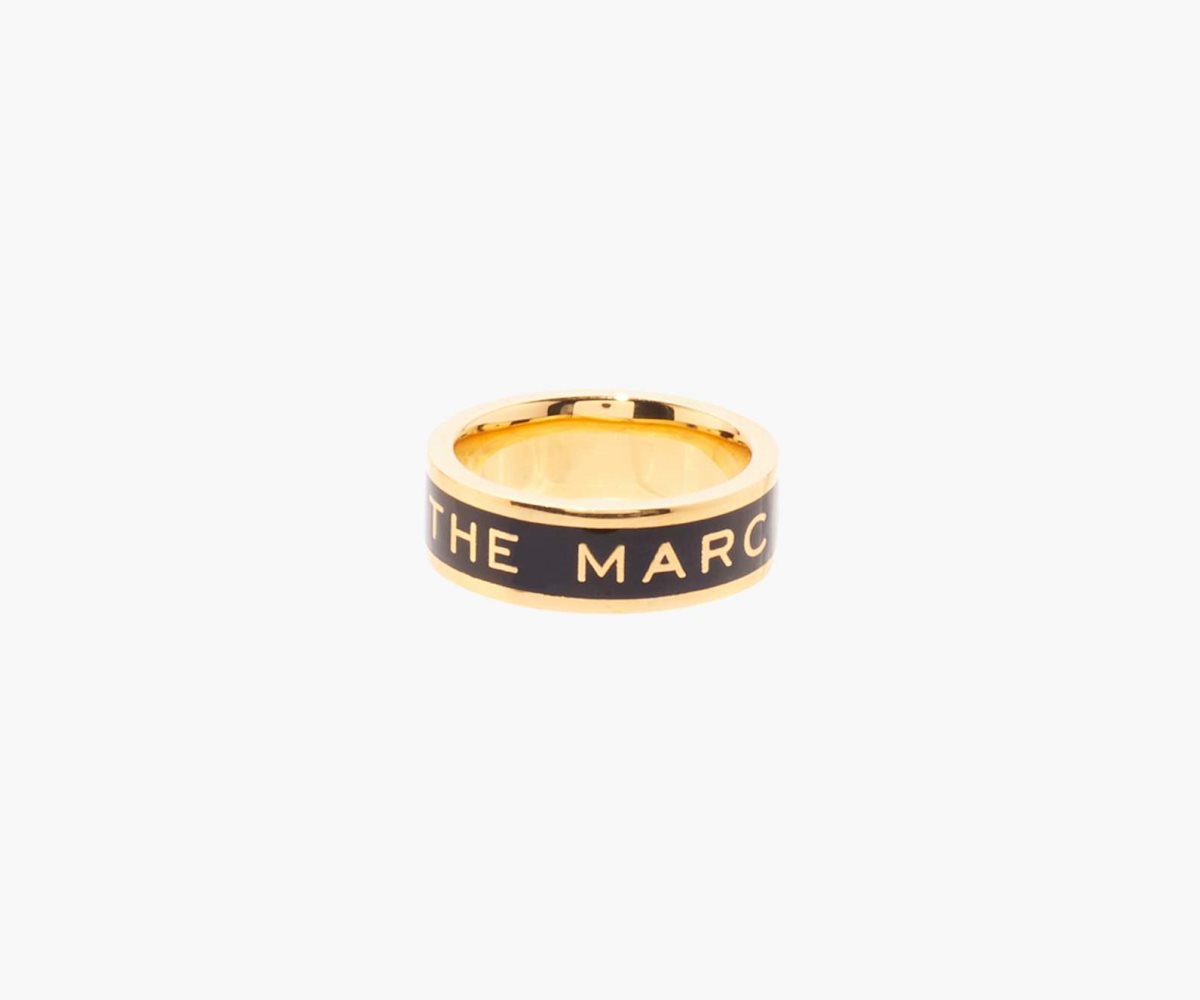 Marc Jacobs Medallion Ring Nere Oro | PLJ279316