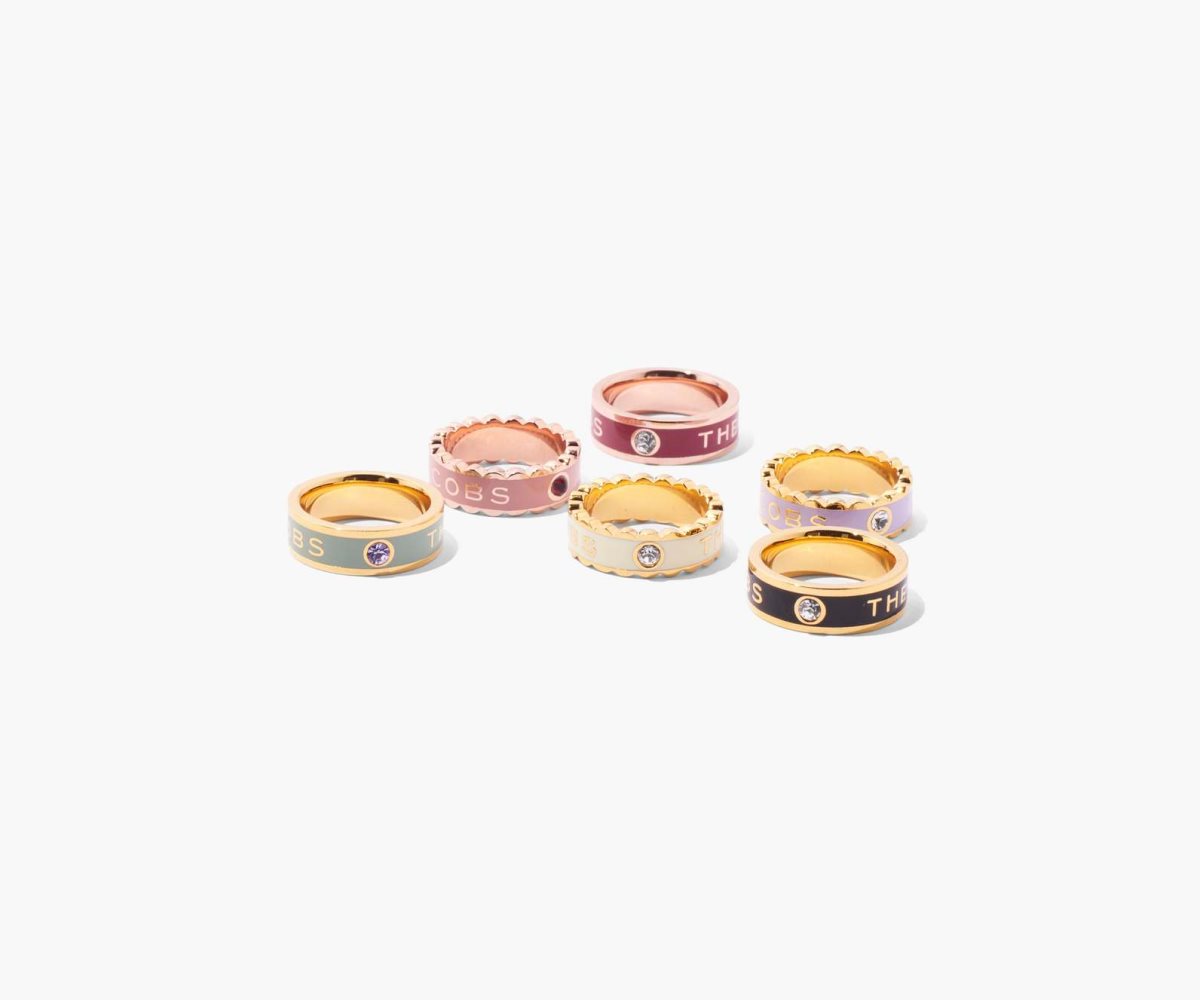 Marc Jacobs Medallion Ring Nere Oro | PLJ279316