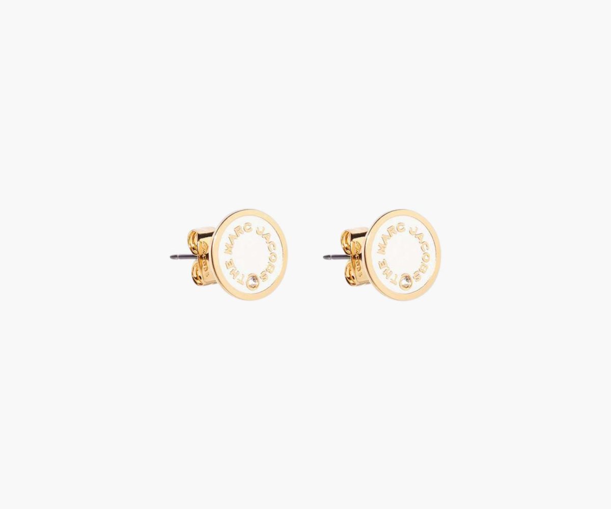 Marc Jacobs Medallion Studs Crema | GNW015638