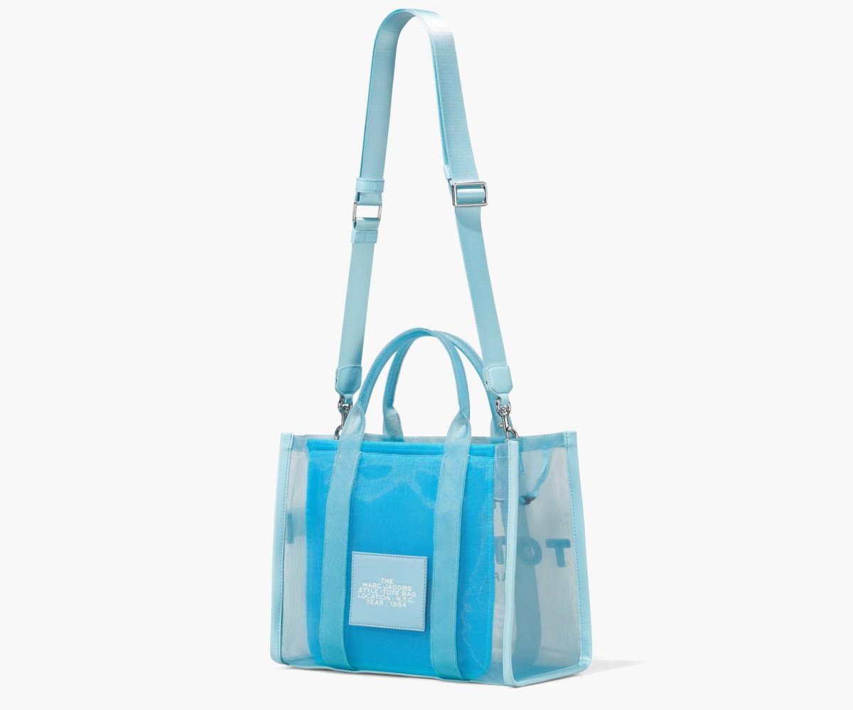 Marc Jacobs Mesh Medium Tote Bag Blu | VLD867359