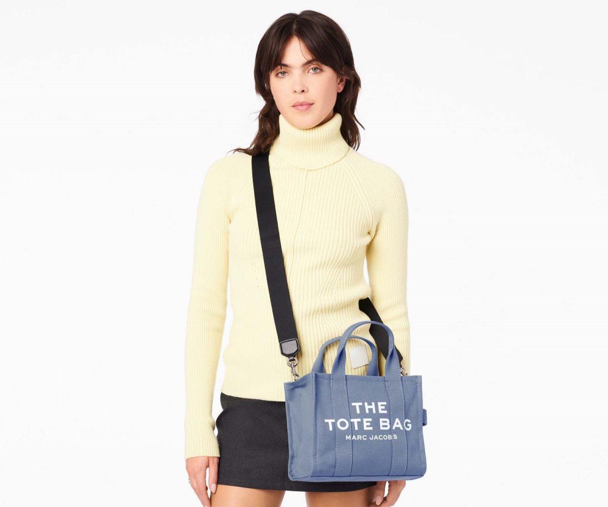 Marc Jacobs Mini Tote Bag Blu Grigie | WKR039851