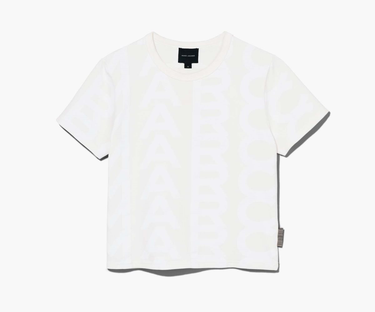 Marc Jacobs Monogram Baby Tee Bianche | MGI508729