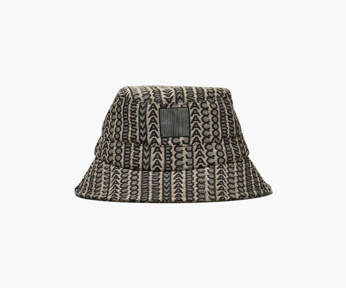 Marc Jacobs Monogram Bucket Hat Beige Colorate | NQP036941