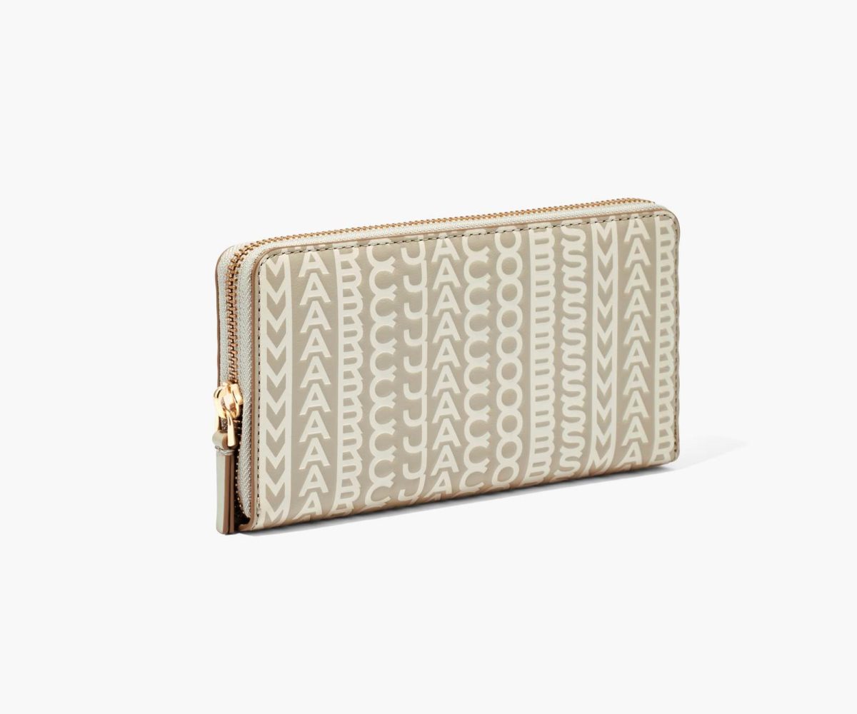 Marc Jacobs Monogram Continental Wallet Khaki | ARU398204