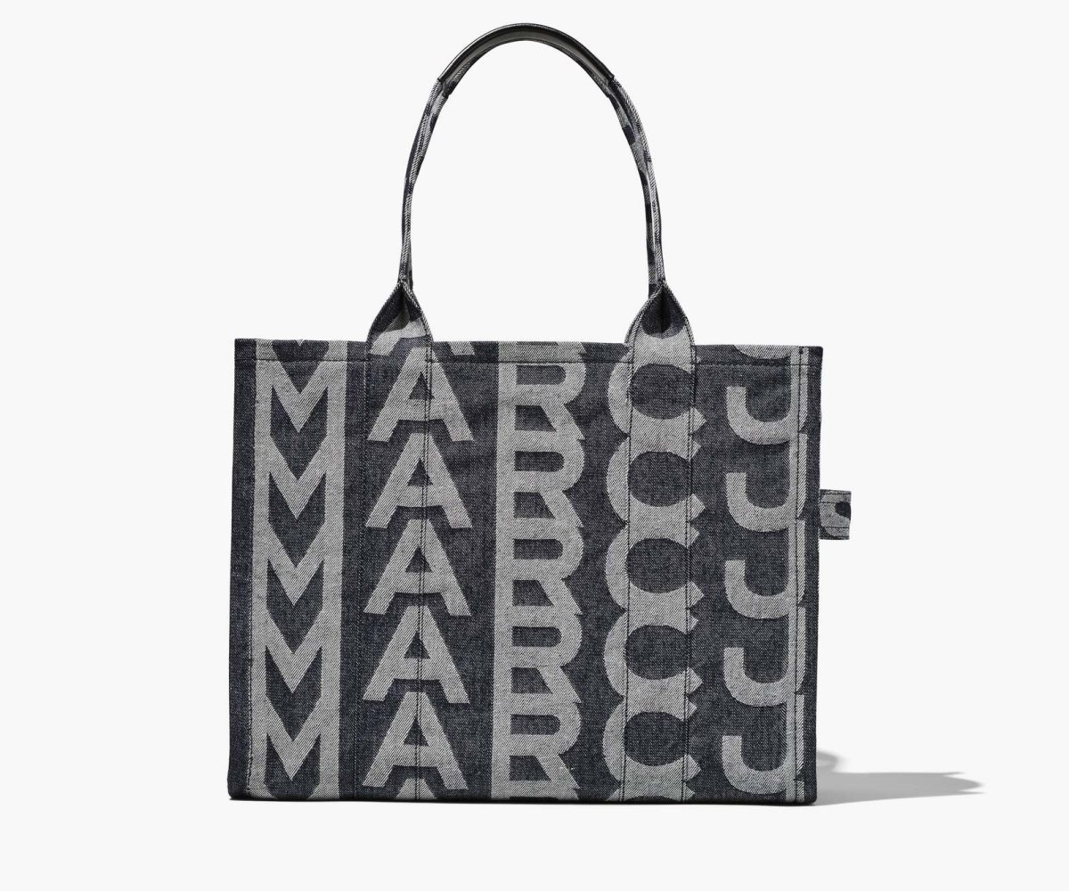 Marc Jacobs Monogram Denim Large Tote Blu | OCQ763029