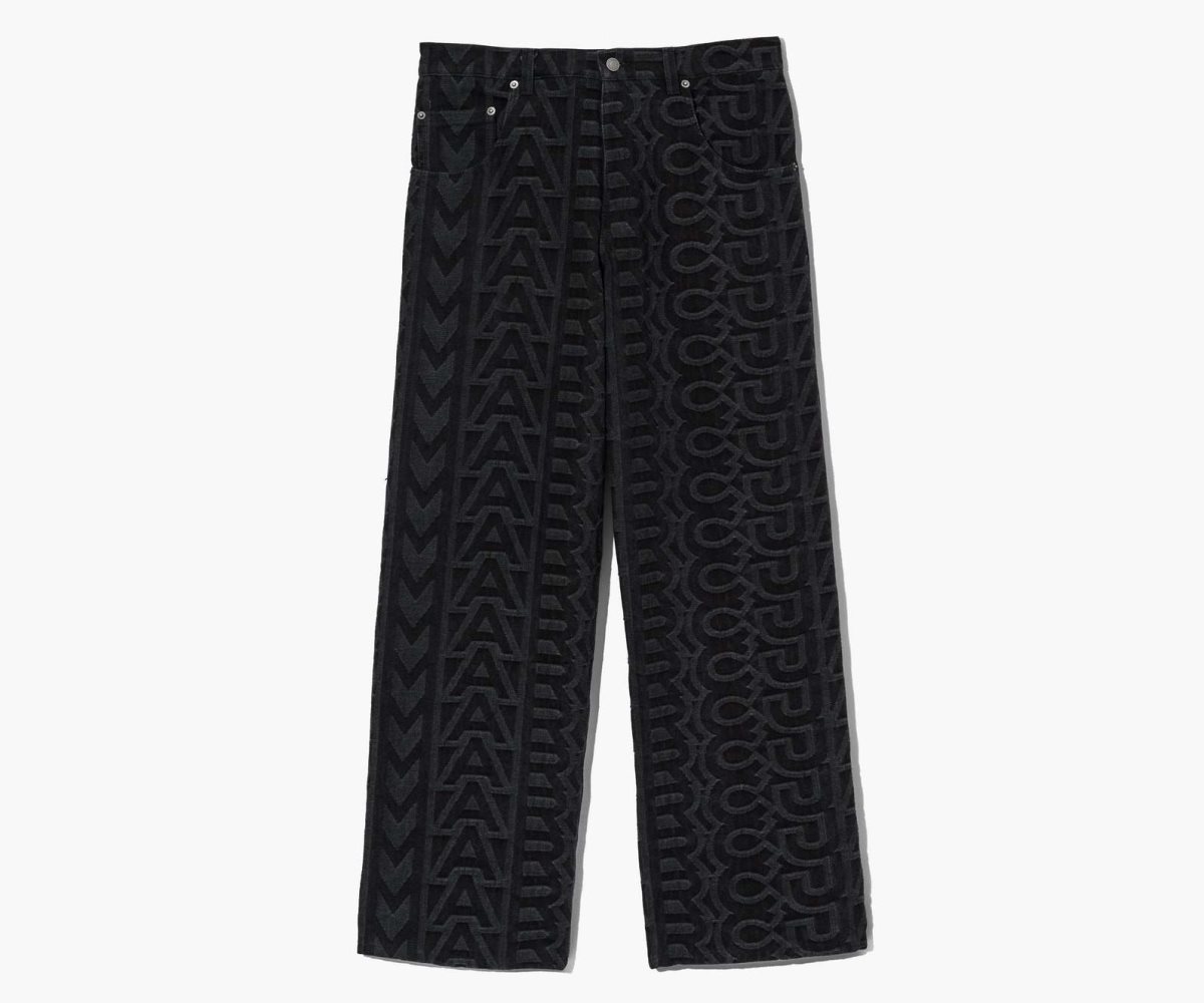 Marc Jacobs Monogram Denim Pant Nere | TVS861230