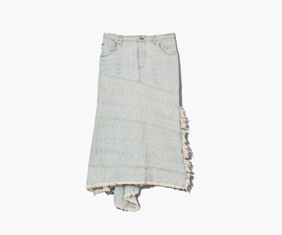 Marc Jacobs Monogram Denim Skirt Blu | LMJ208761