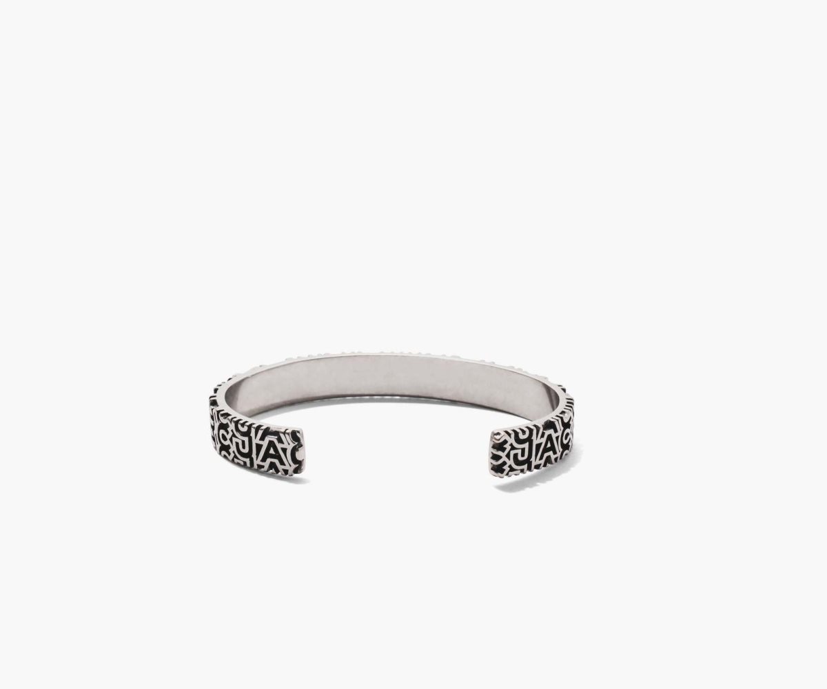 Marc Jacobs Monogram Engraved Bracelet Argento | TMP958412