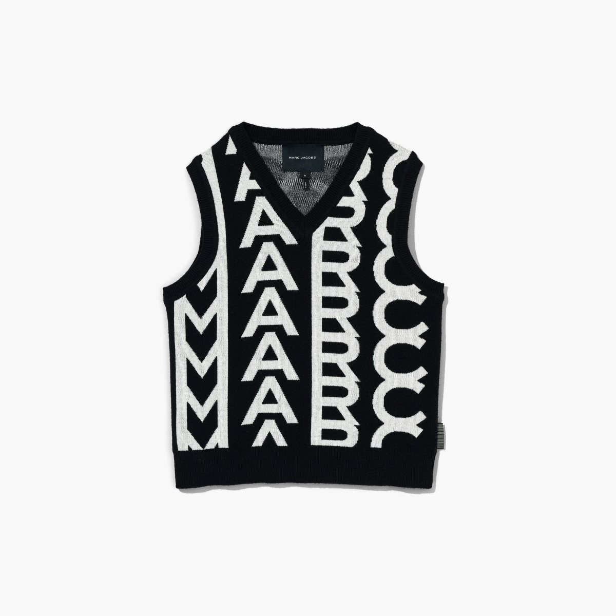 Marc Jacobs Monogram Knit Vest Nere Bianche | FBU706452