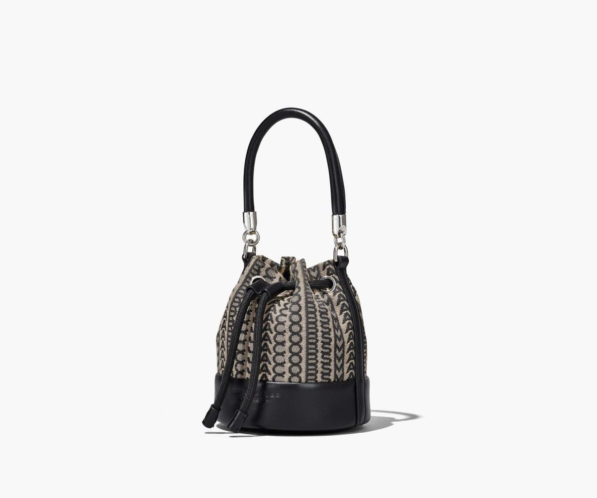 Marc Jacobs Monogram Micro Bucket Bag Beige Colorate | PUE821605