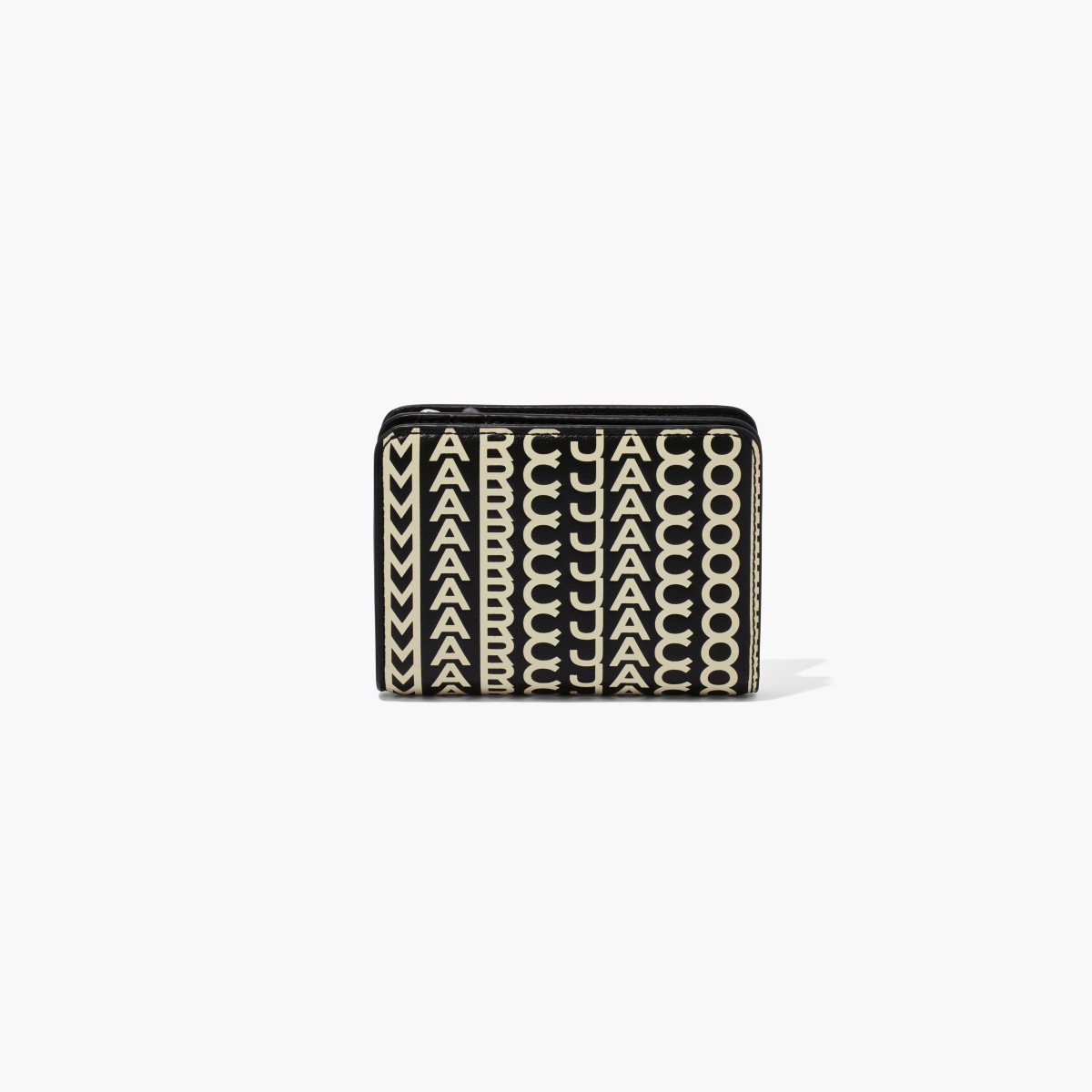 Marc Jacobs Monogram Mini Compact Wallet Nere Bianche | QRK957230