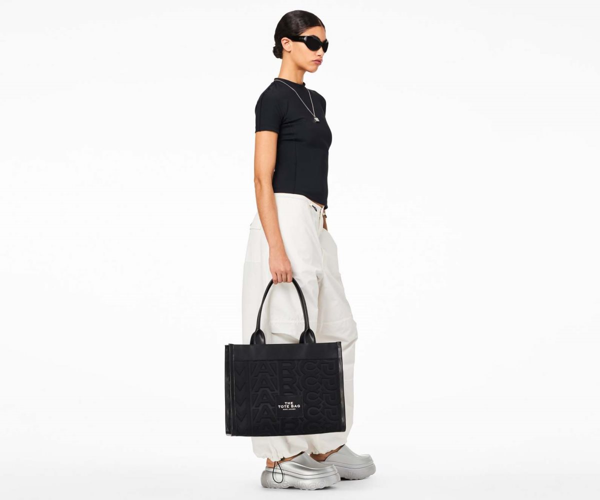 Marc Jacobs Monogram Neoprene Large Tote Bag Nere | ZHL635024