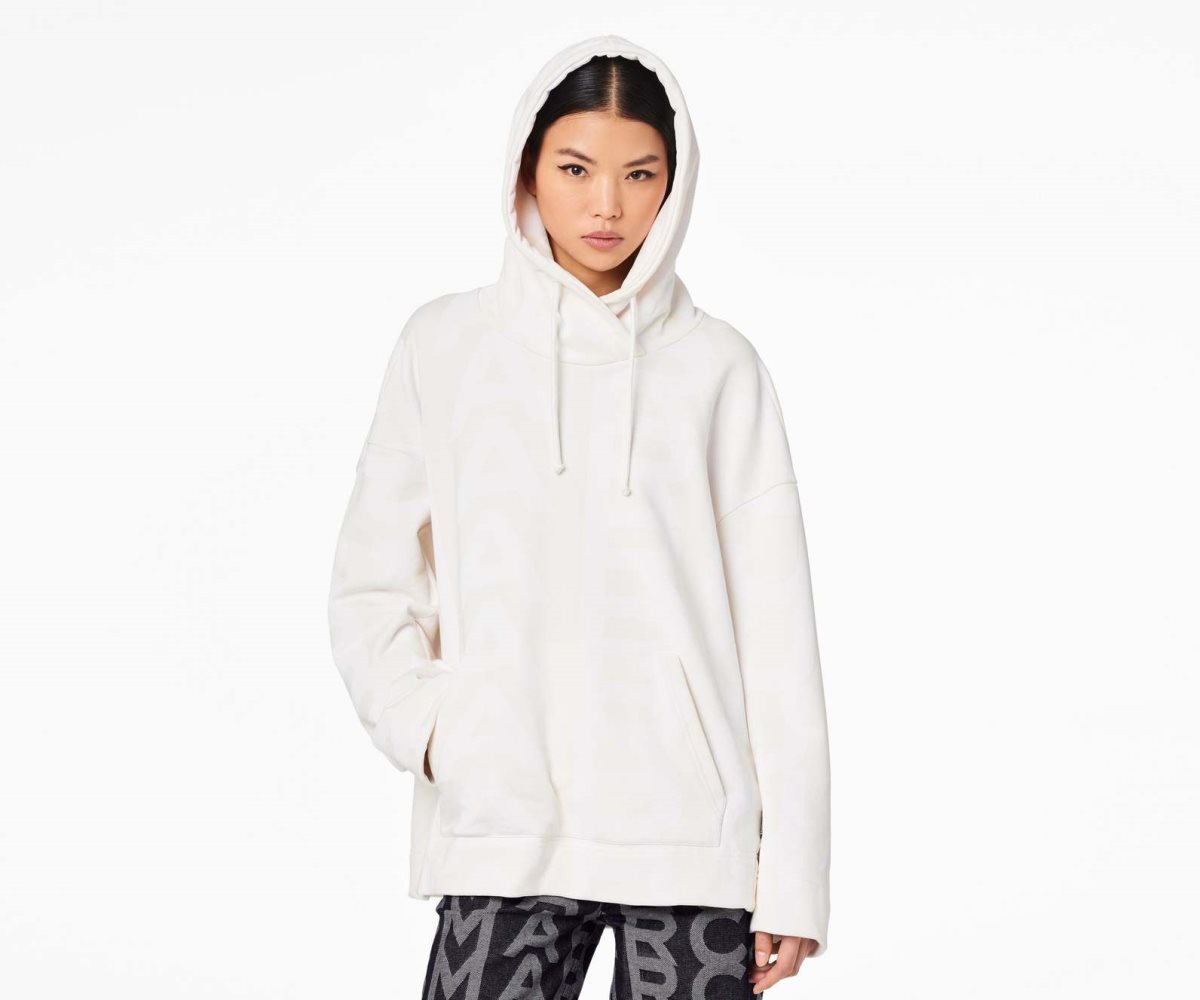 Marc Jacobs Monogram Oversized Hoodie Bianche | JAF062514