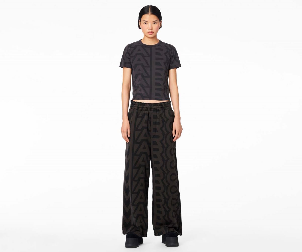 Marc Jacobs Monogram Oversized Sweatpants Nere Grigie | ICV945631