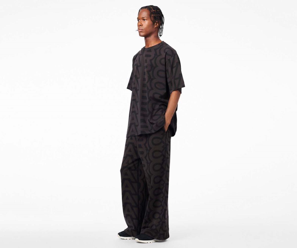 Marc Jacobs Monogram Oversized Sweatpants Nere Grigie | ICV945631