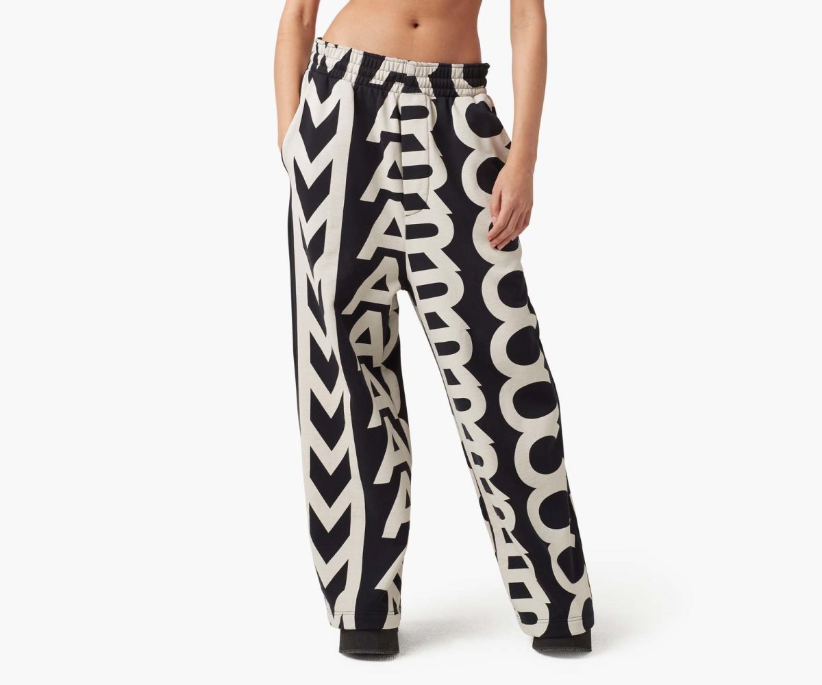 Marc Jacobs Monogram Oversized Sweatpants Nere Bianche | NHZ716485