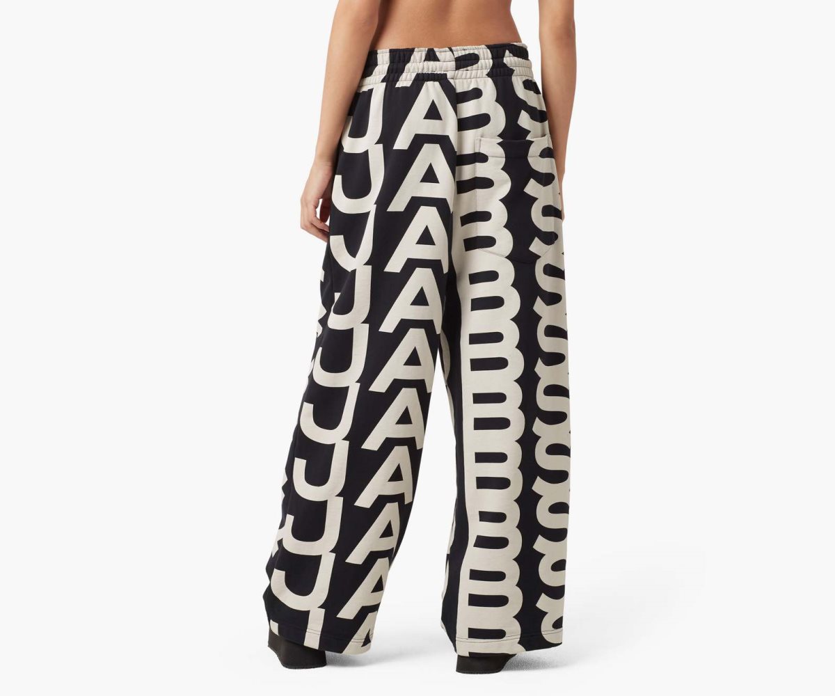 Marc Jacobs Monogram Oversized Sweatpants Nere Bianche | NHZ716485